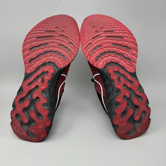 NIKE React Infinity Run Flyknit 2 Running Shoes Black Red Bred Sneaker Mens 11.5 - Picture 8 of 8